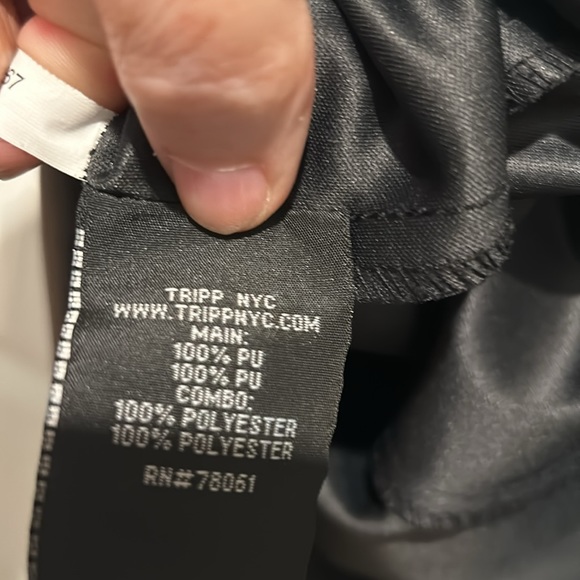 TRIPP NYC Pleather/Fishnet Dress - Picture 14 of 17